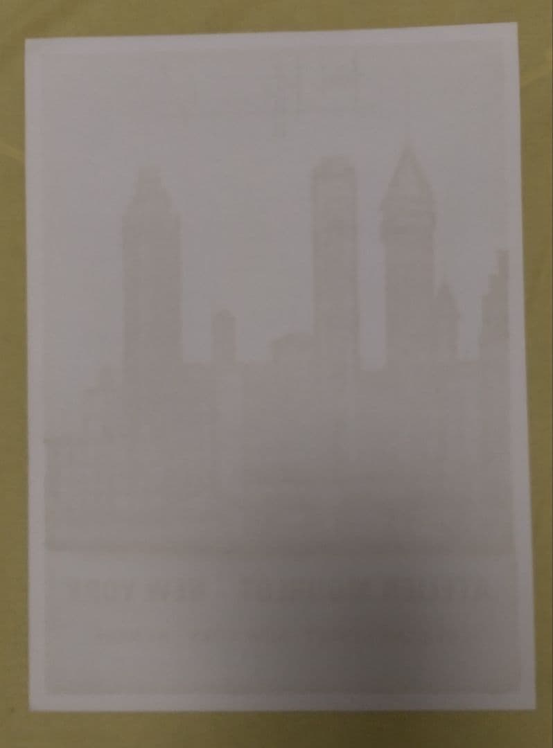 ベルナール·ビュッフェ 【ニューヨーク】 オリジナルリトグラフ