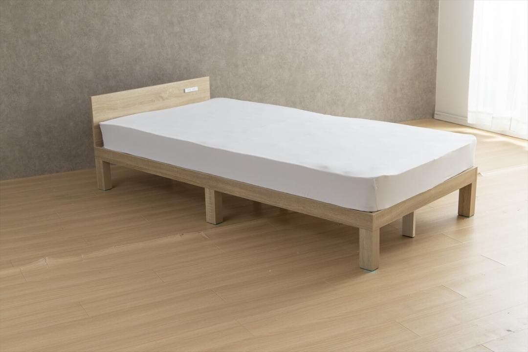 IN BD ER　シングルベット　フレームのみ　ナチュラル