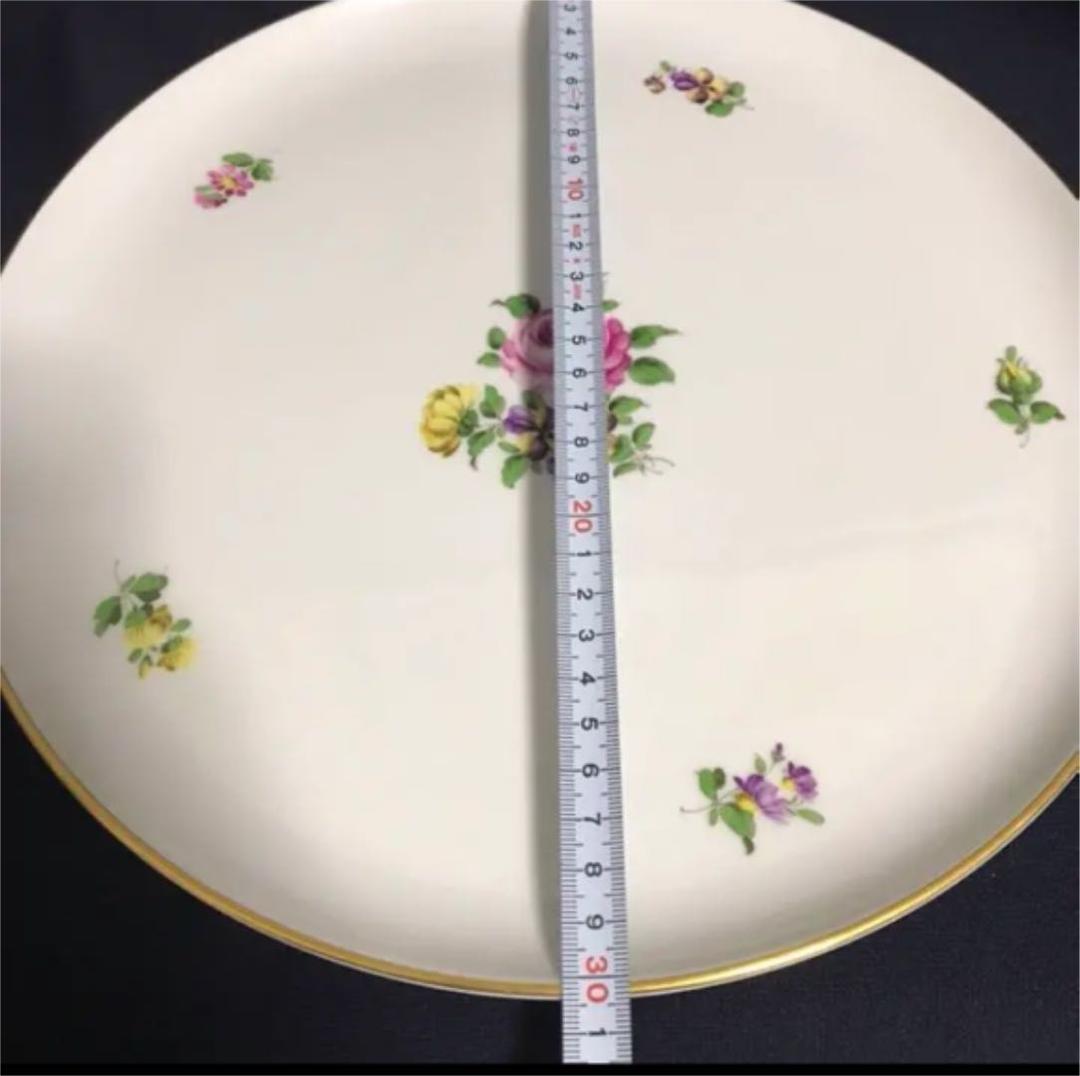 アウガルテン シンプルブーケ ローズブーケ 薔薇 トレイ大皿