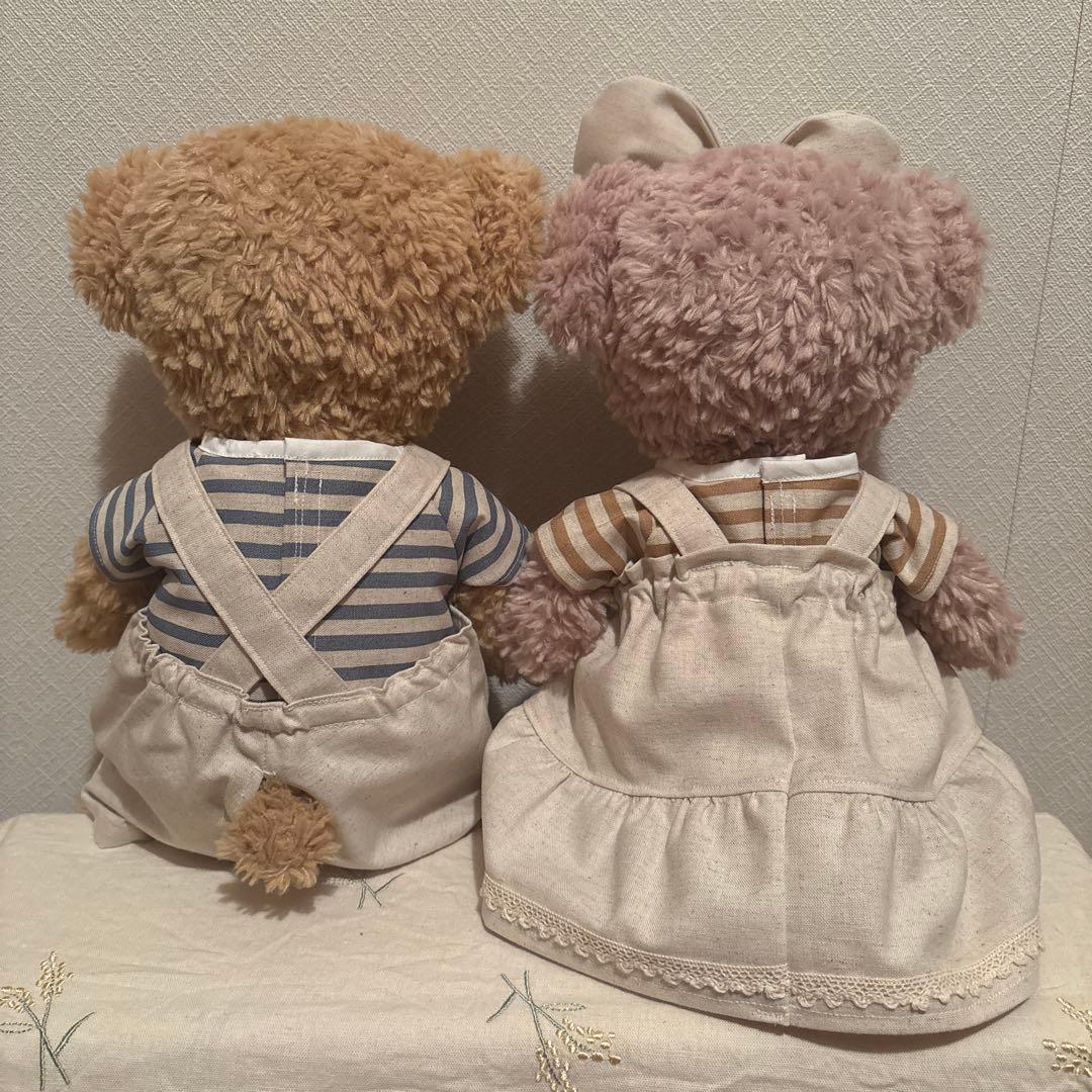 ダッフィー＆シェリーメイS ボーダー柄ペアコスチューム［バラ売り可