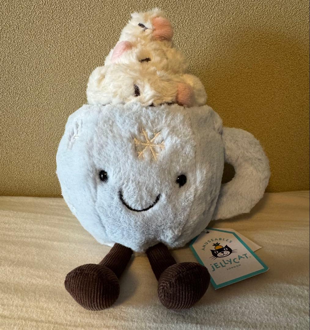 《公式サイト完売》ジェリーキャット ホットチョコレート（マシュマロ）ぬいぐるみ