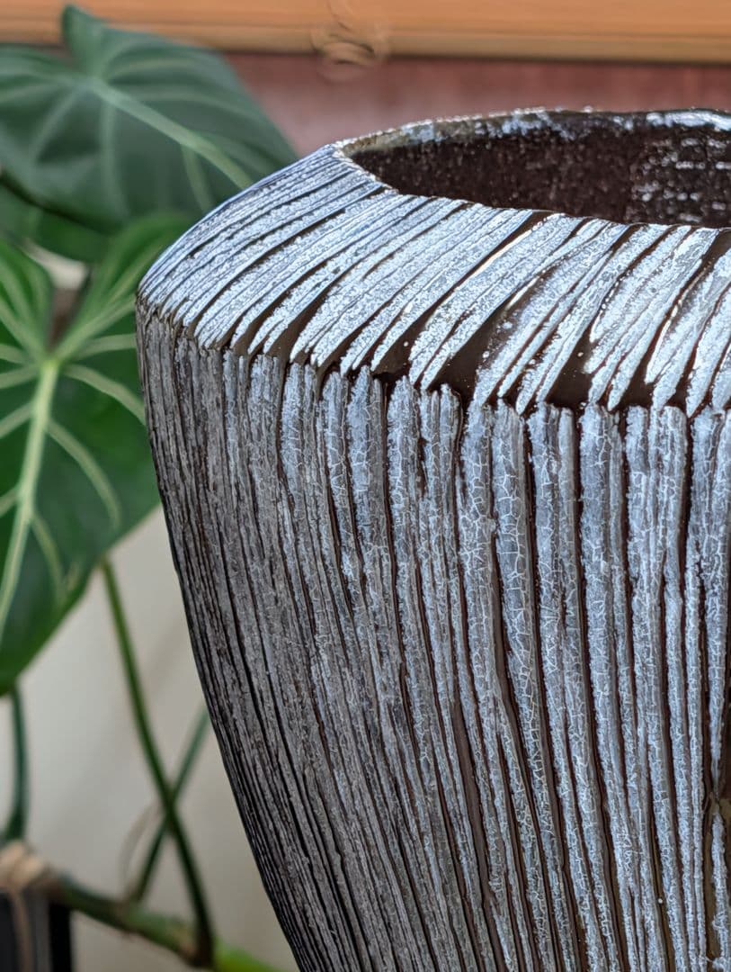 DOMANI ドマーニ 鉢カバー ブルーグレー