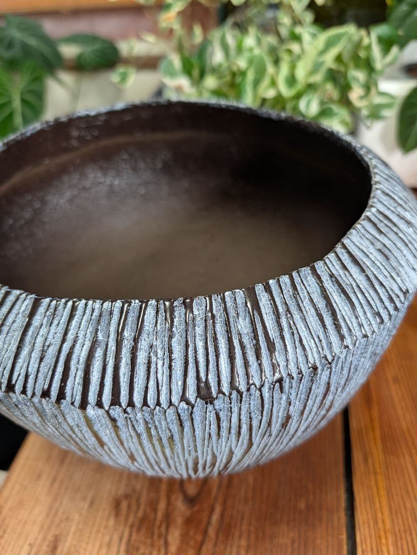 DOMANI ドマーニ 鉢カバー ブルーグレー