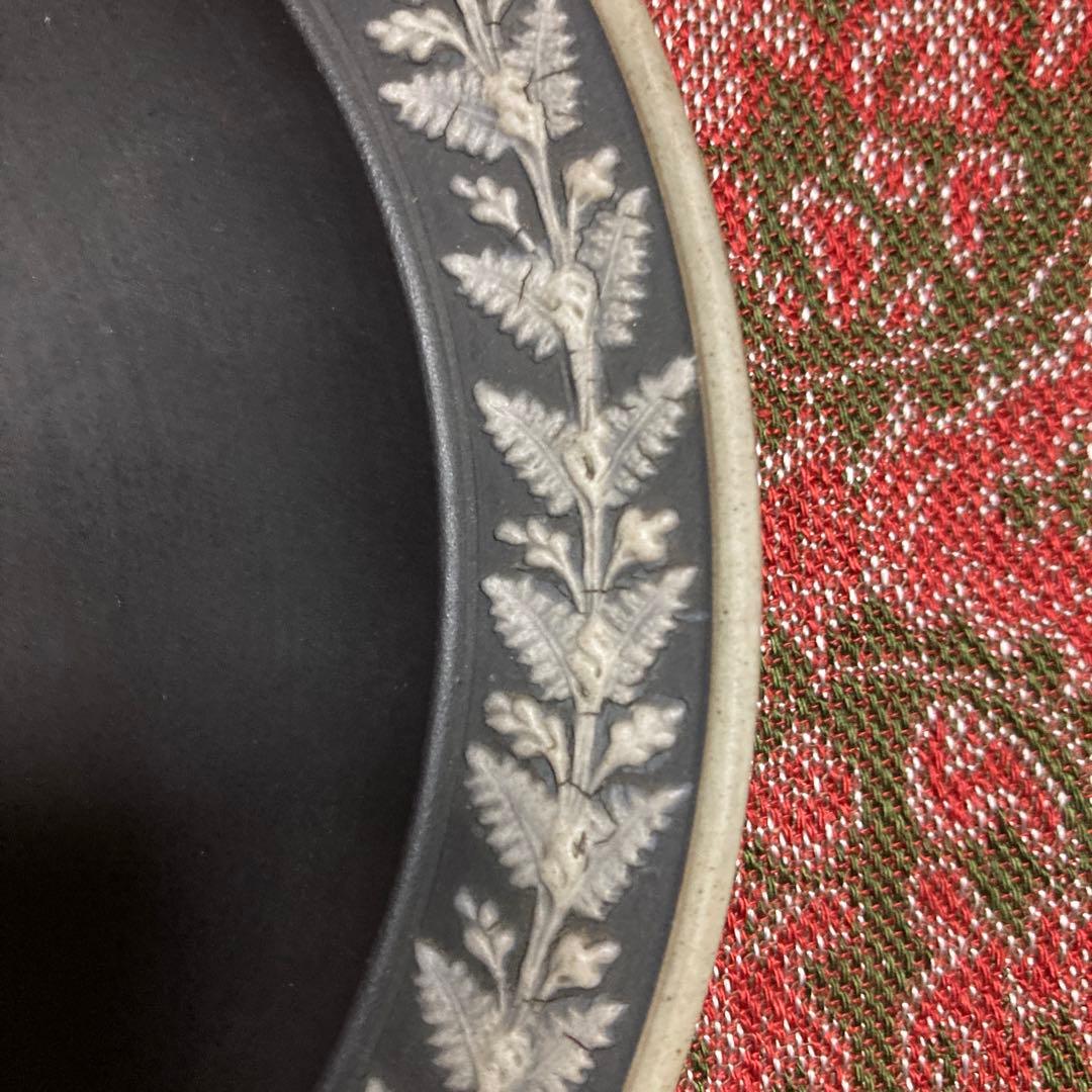 【希少】ウェッジウッド・ジャスパーブラック プレート