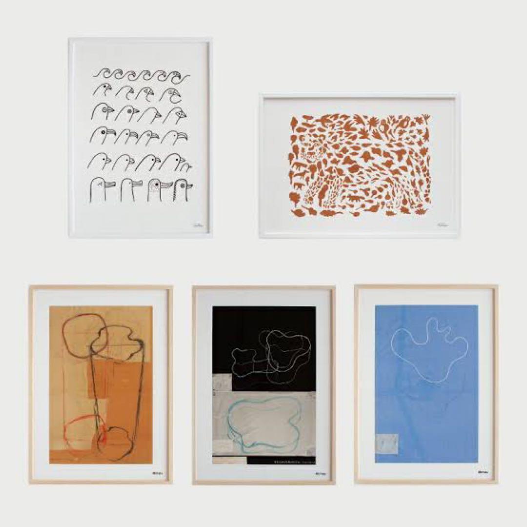 新品イッタラ アートポスター アルヴァアアルト ブラウン廃盤 完売