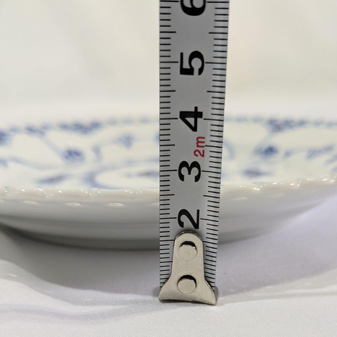 ロイヤルコペンハーゲン フルレース ブルーフルーテッド プレート 約19cm　④