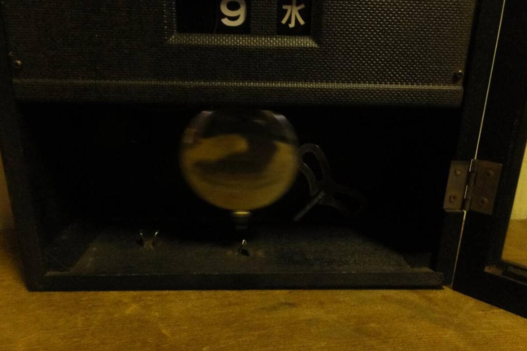 ■ セイコー 30日巻 ゼンマイ 掛け時計 作動OK 4PC447 中古 レトロ