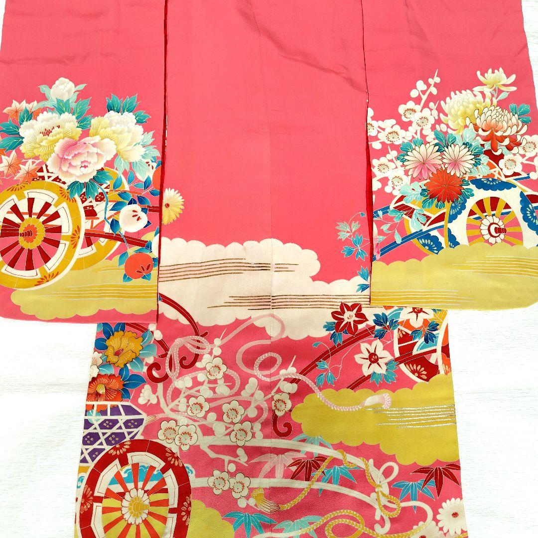 七五三　７歳　お祝い　アンティーク着物　大正ロマン