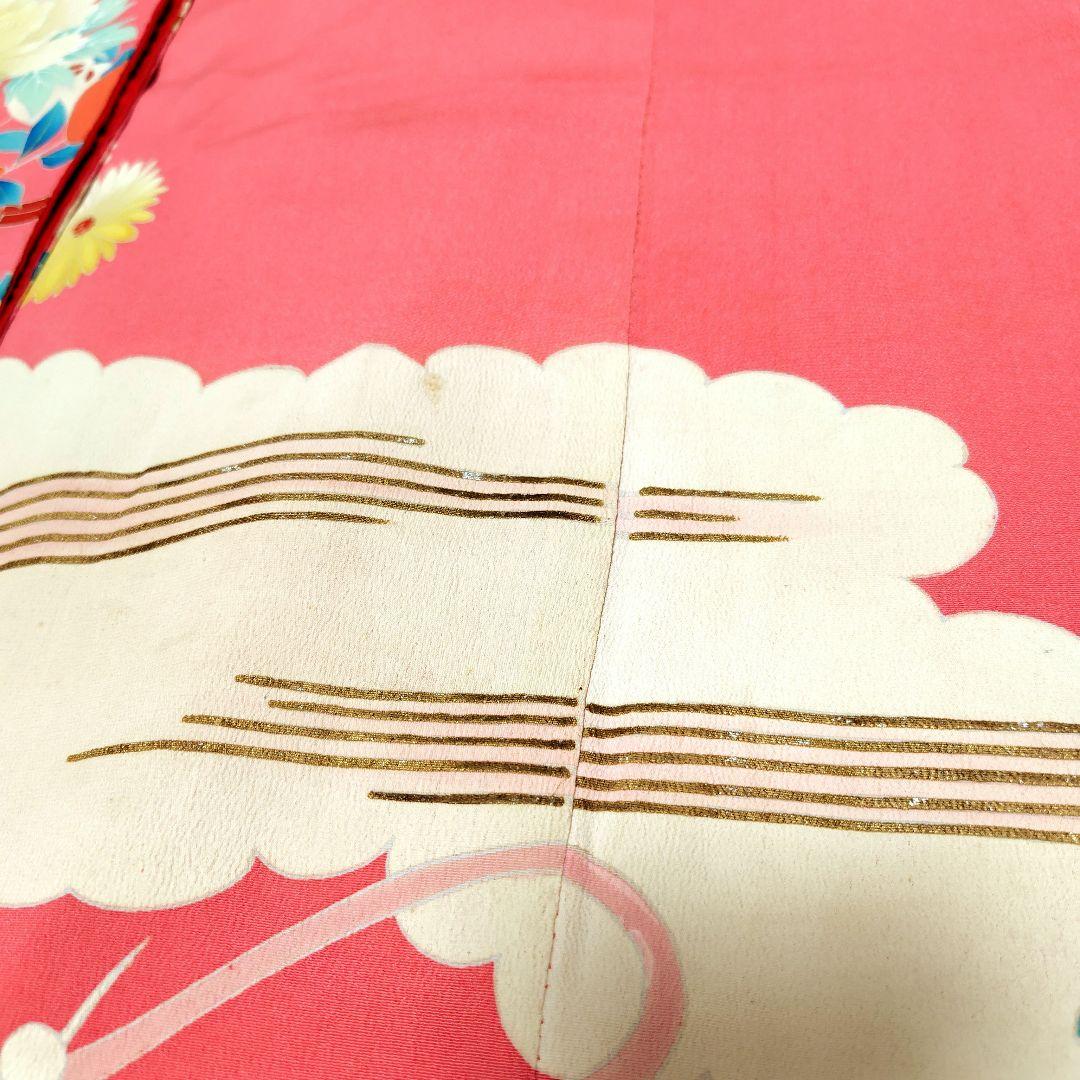 七五三　７歳　お祝い　アンティーク着物　大正ロマン