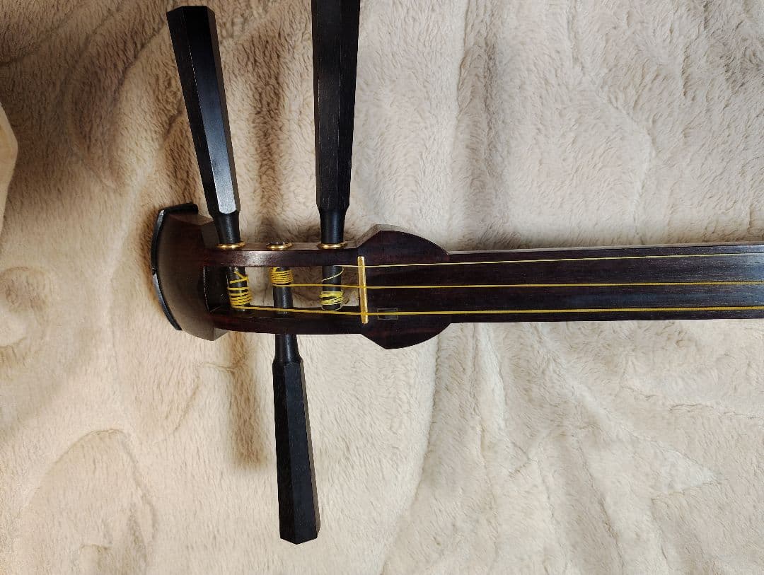 三味線 本体 ケース付き　破れあり