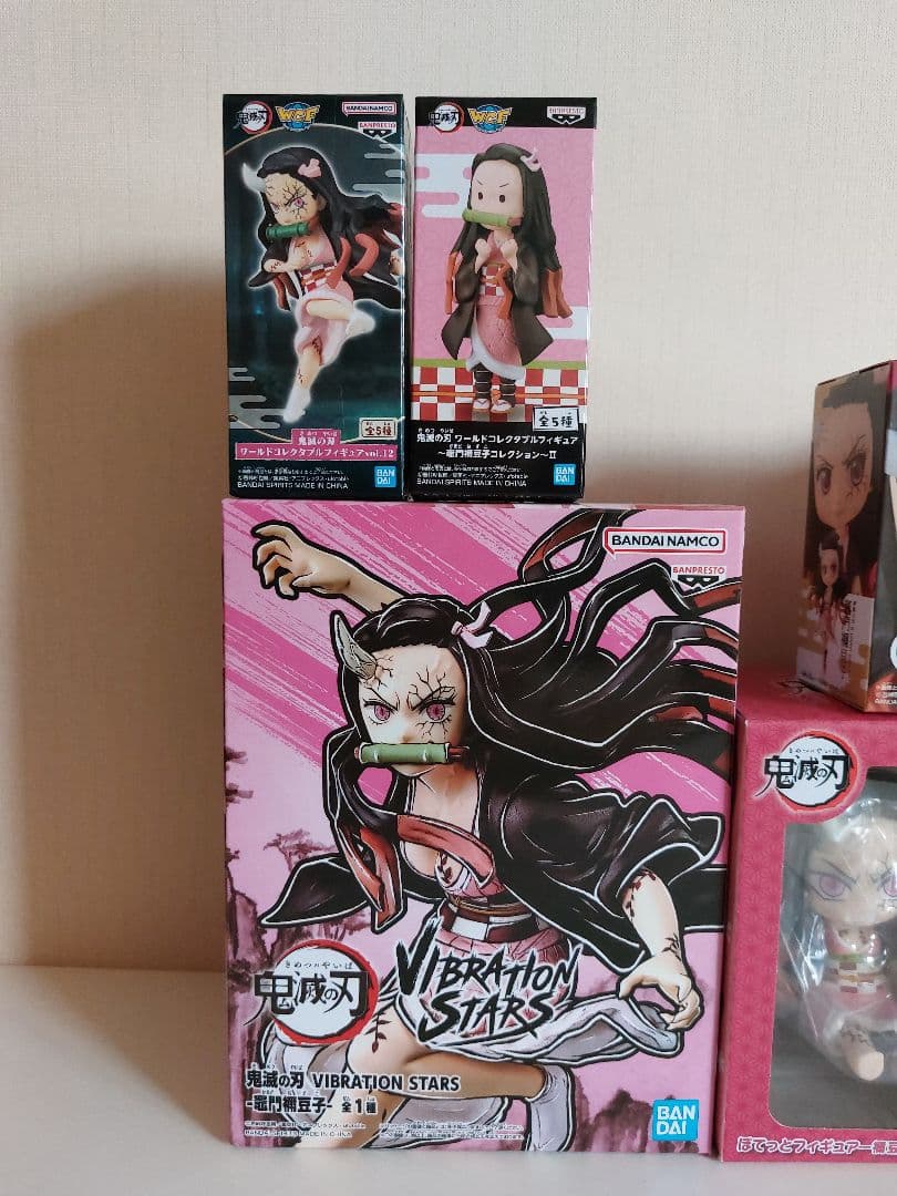 鬼滅の刃 禰豆子 フィギュア まとめ セット ひっかけ ワーコレ ぽてっと