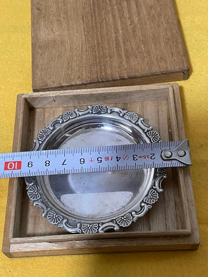 純銀 銀茶器 小皿 K.UYEDA950 STERLING 約31g - メルカリ