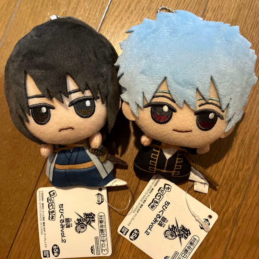 銀魂ちびぐるみ 坂田銀時 土方十四郎 神楽 桂小太郎 沖田総悟