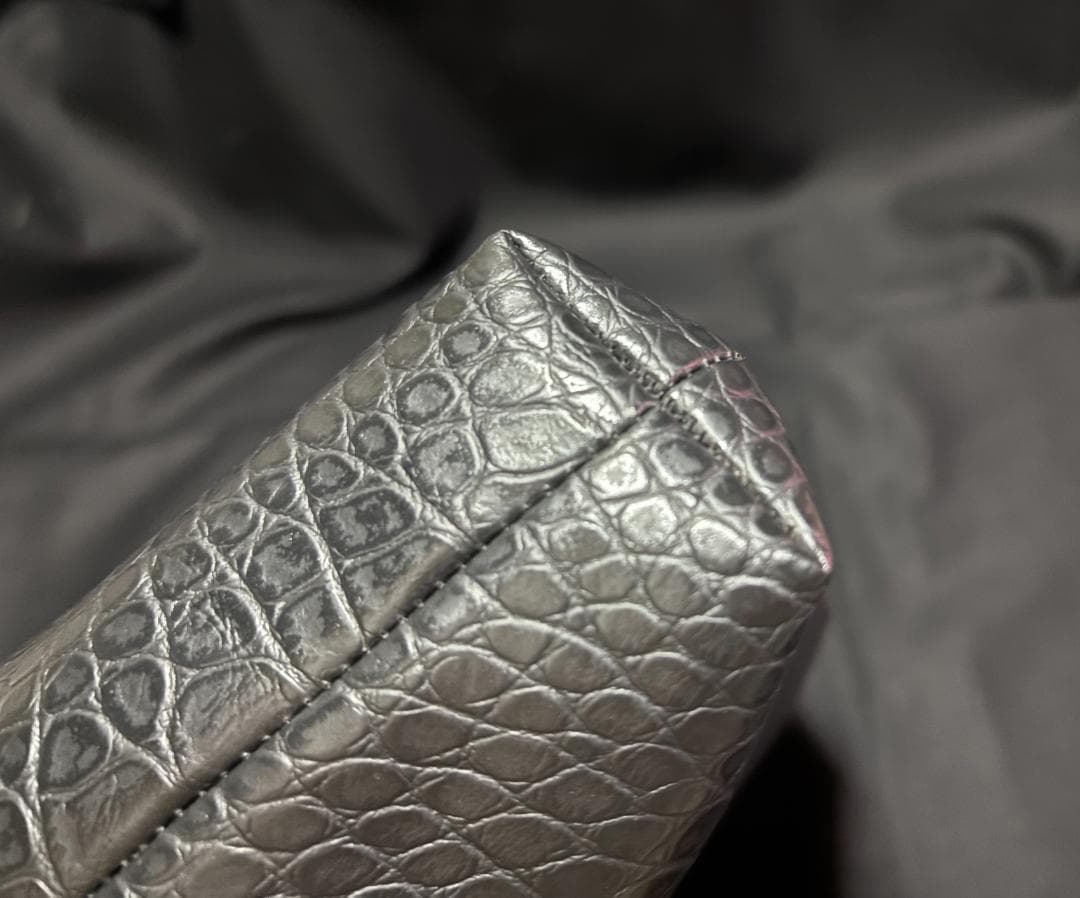 バンブー手提げ クロコダイル