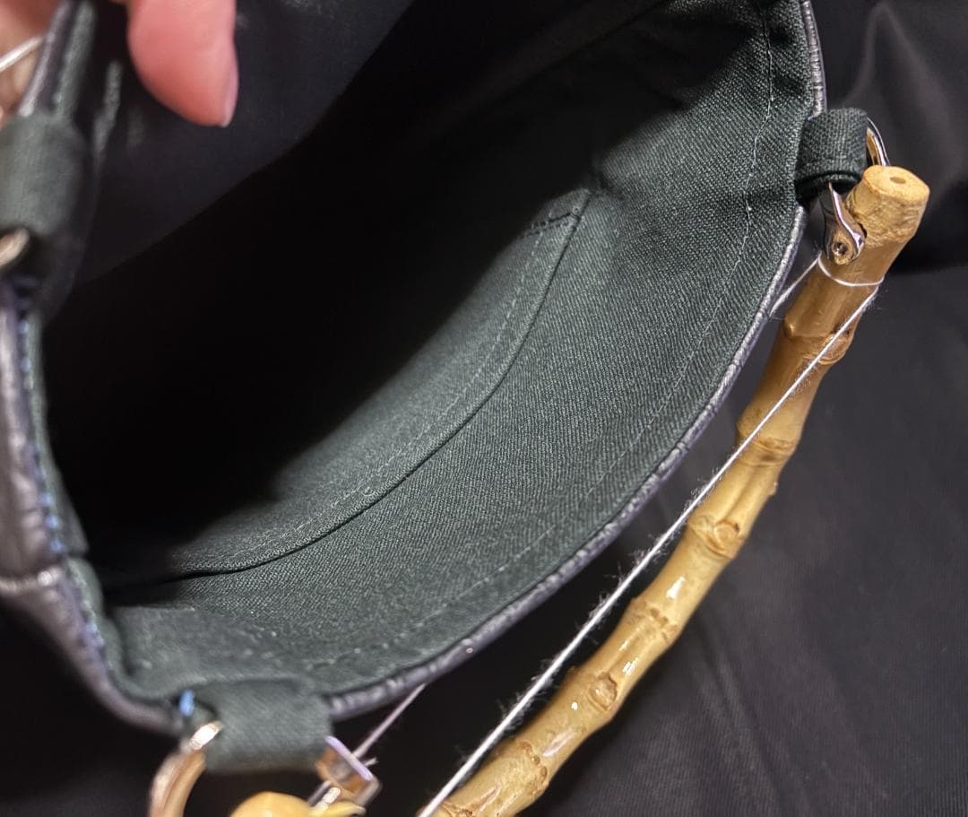 バンブー手提げ クロコダイル