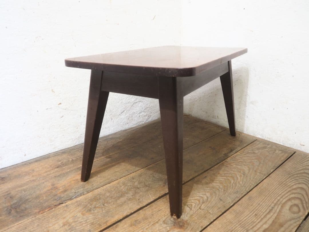 1104 ヴィンテージ　ナラのコーヒーテーブル　デスク　カフェ　レトロ　古家具