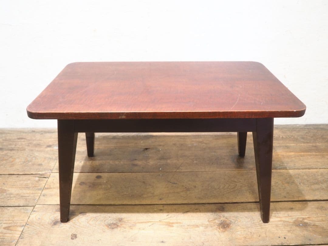 1104 ヴィンテージ　ナラのコーヒーテーブル　デスク　カフェ　レトロ　古家具