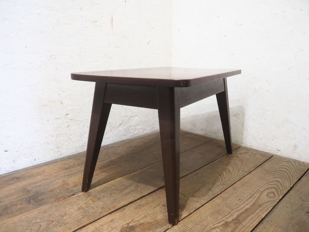 1104 ヴィンテージ　ナラのコーヒーテーブル　デスク　カフェ　レトロ　古家具