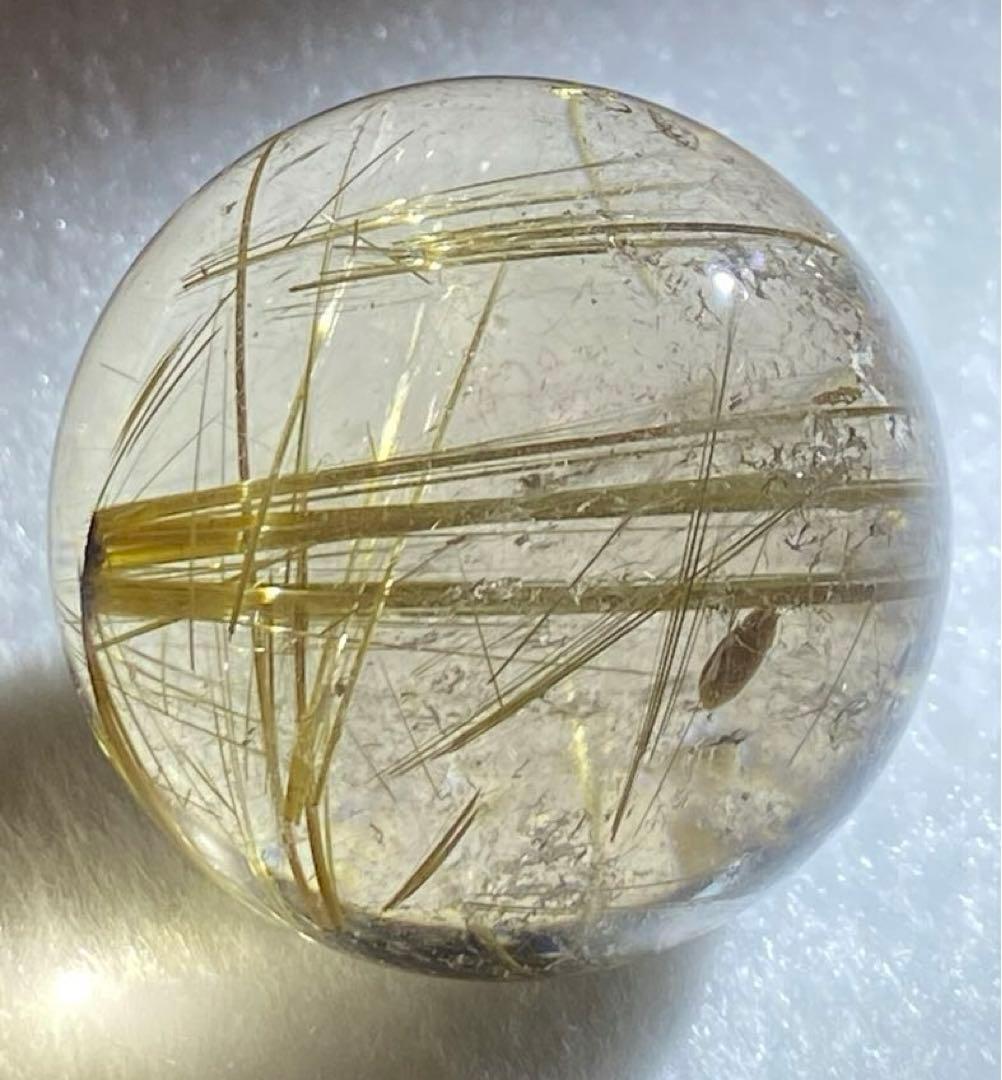 【金運・仕事運上昇】ゴールドタイチンルチルスフィア⭐️ R178