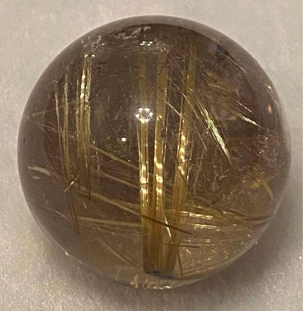 【金運・仕事運上昇】ゴールドタイチンルチルスフィア⭐️ R178