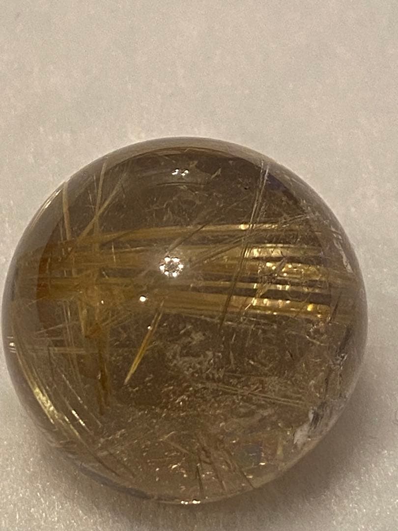 【金運・仕事運上昇】ゴールドタイチンルチルスフィア⭐️ R178