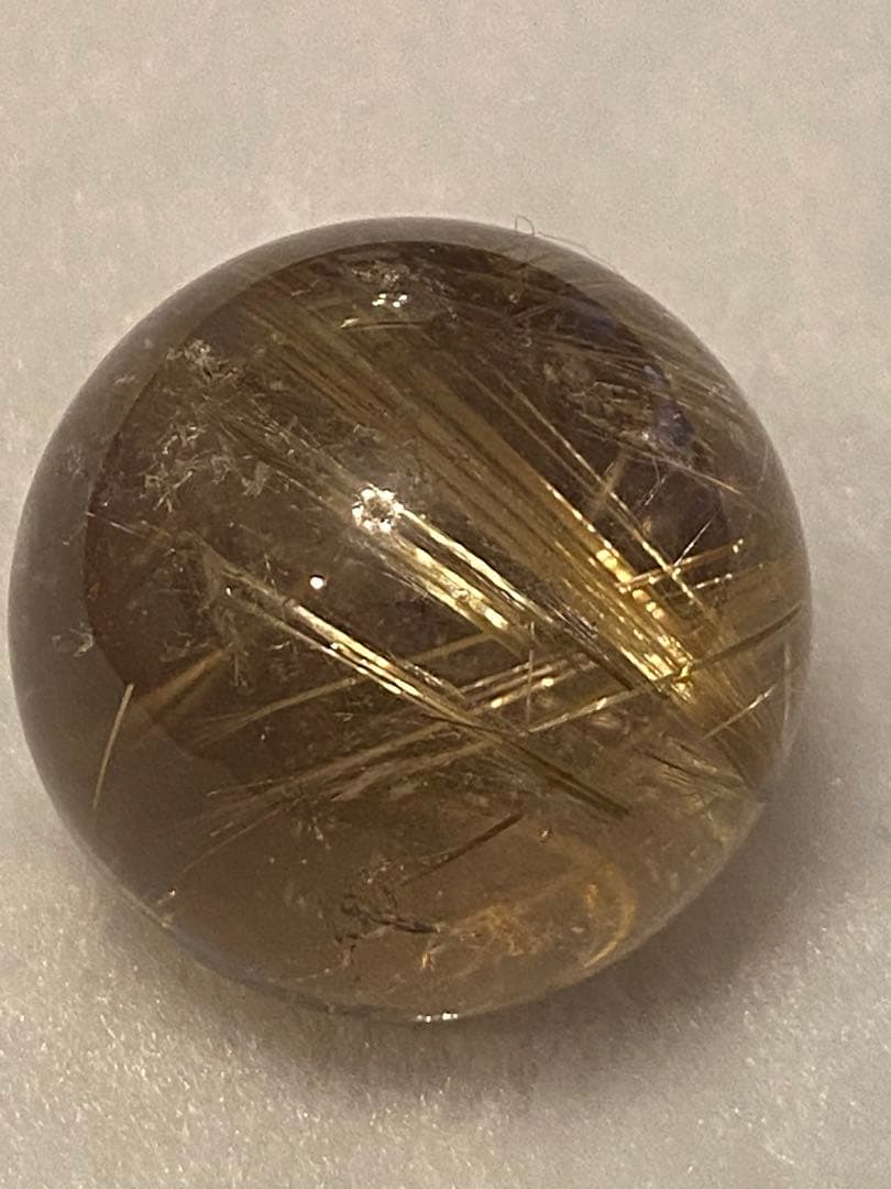 【金運・仕事運上昇】ゴールドタイチンルチルスフィア⭐️ R178