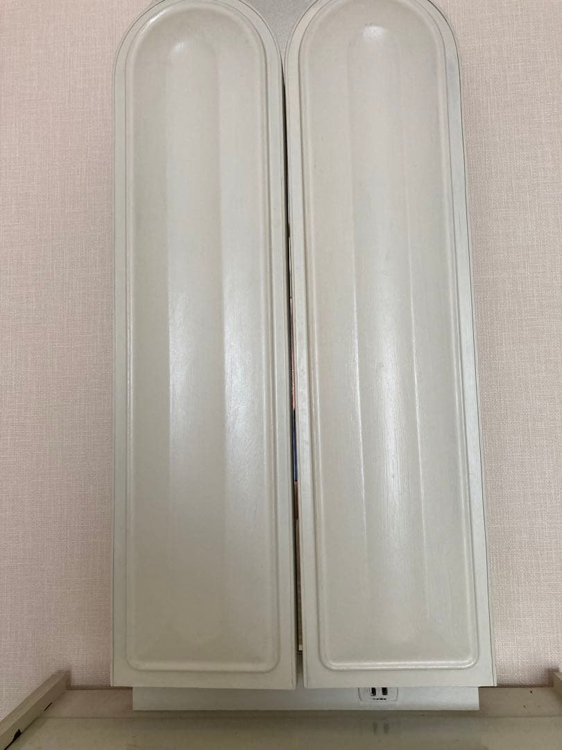 レトロ　ホワイト三面鏡ドレッサー