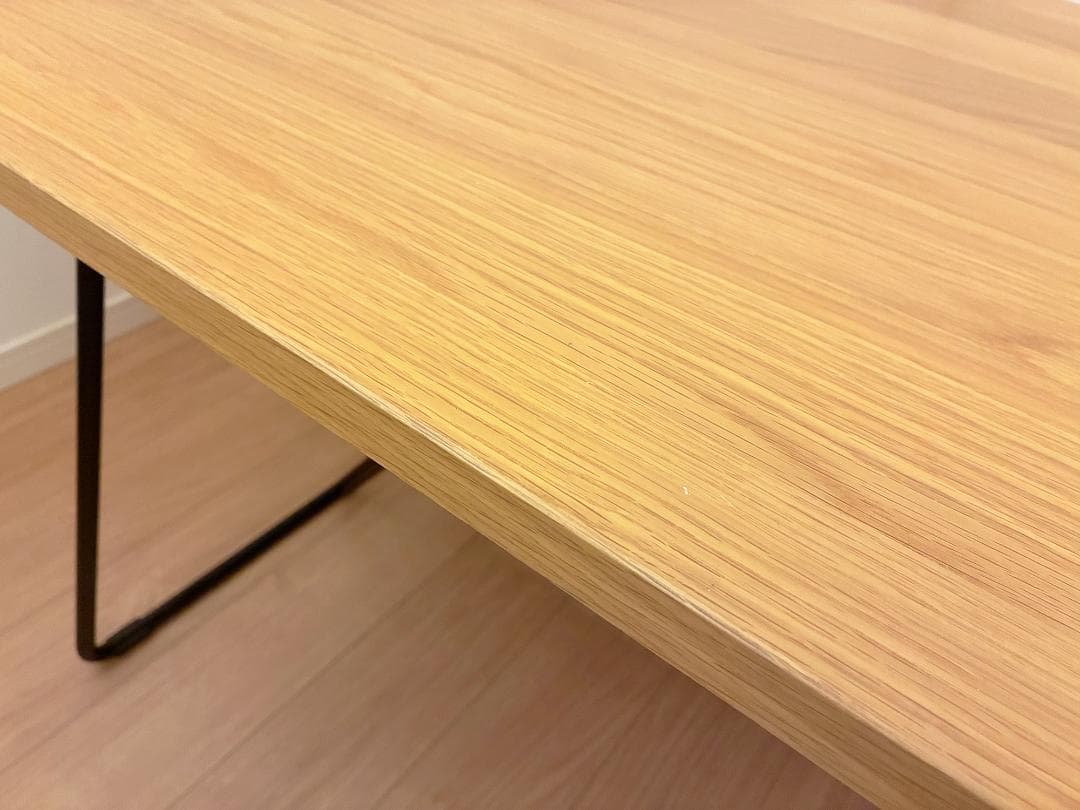無印良品 木製 折りたたみテーブル オーク材 突板 デスク 幅120cm