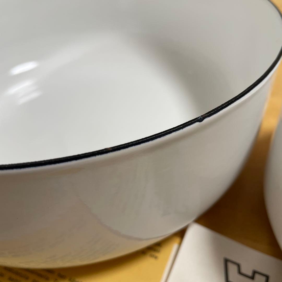 ARABIA アラビア Nuutajarvi ヌータヤルヴィ 琺瑯ボウル 2個組