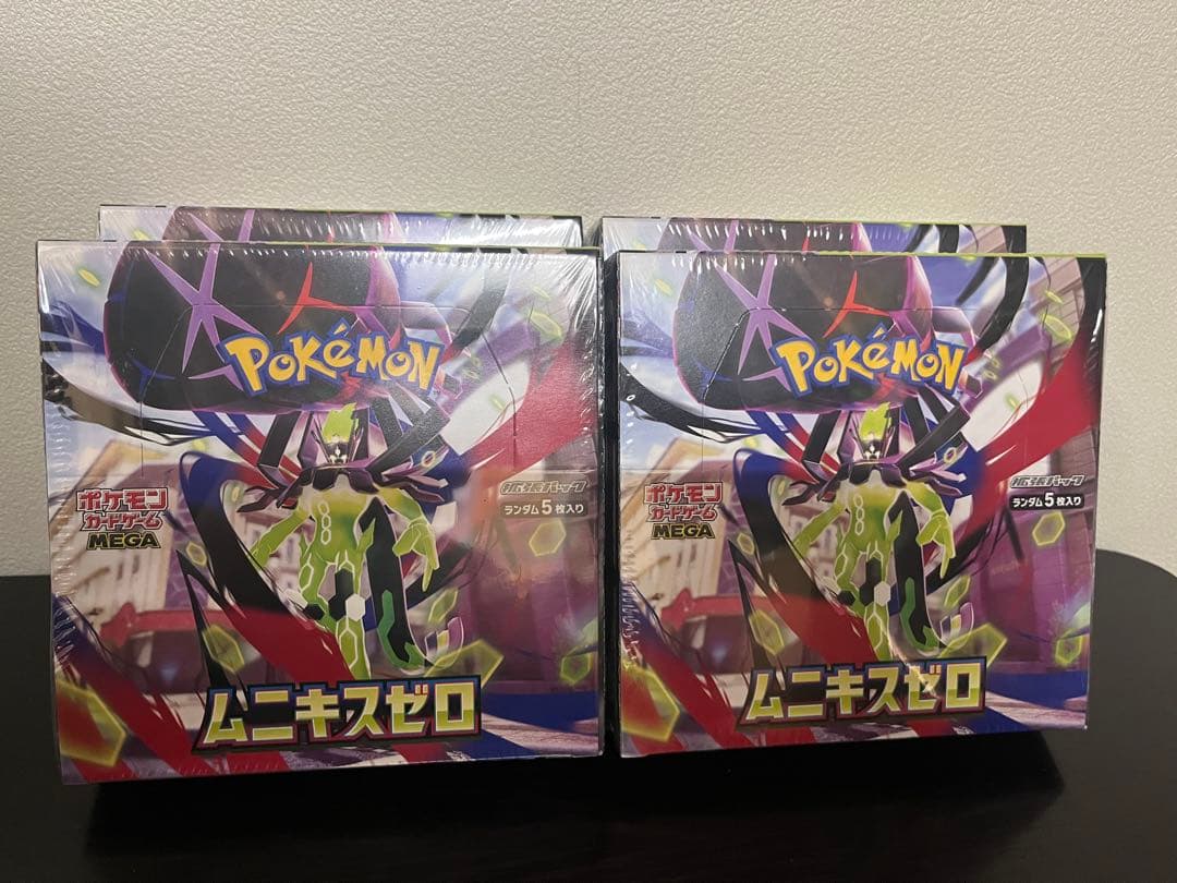 ポケモンカード ムニキスゼロ 4BOX (未開封シュリンク付き) - メルカリ