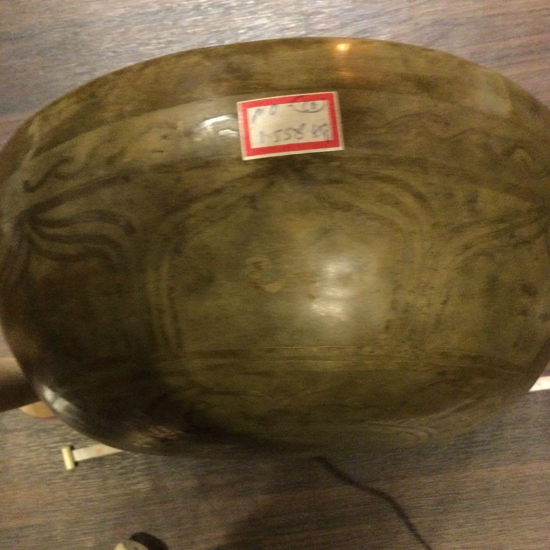 シンギングボウル チベタンボウル 展示品 直径約24.5cm