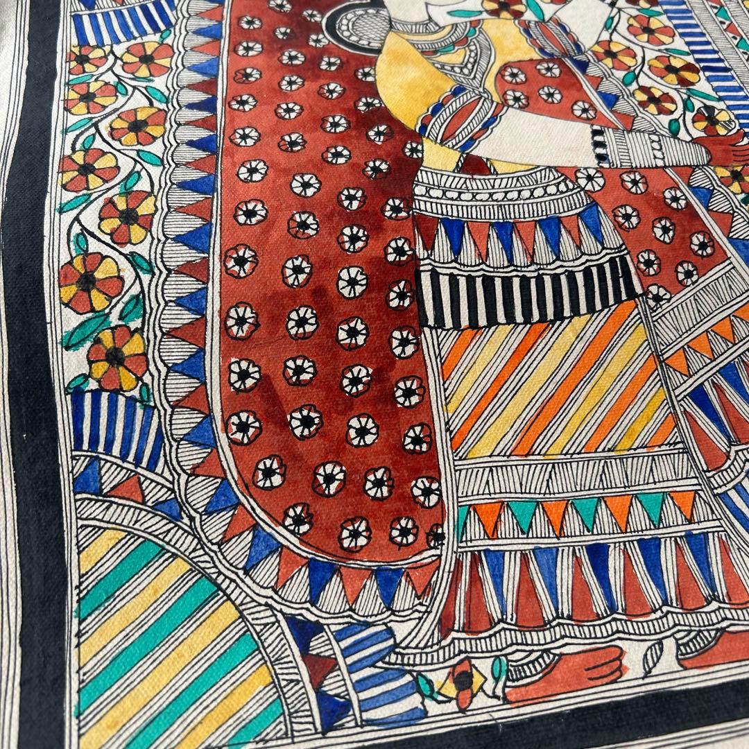 ミティラーアート インドネパールの伝統的手描き絵画