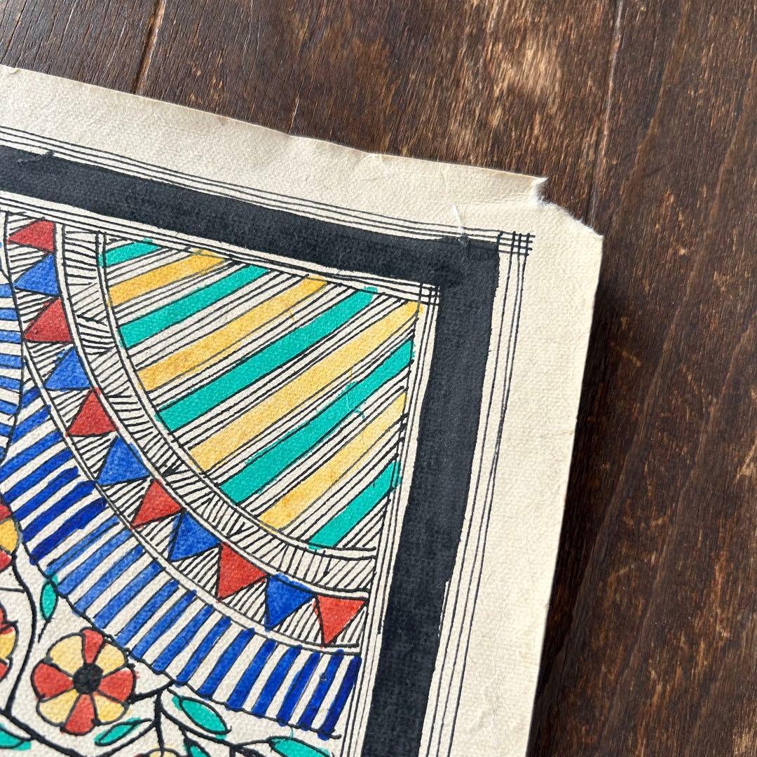 ミティラーアート インドネパールの伝統的手描き絵画