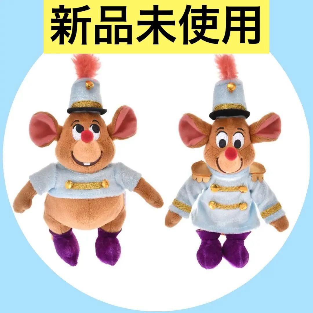 セット】ジャック ガス ぬいぐるみキーホルダー シンデレラ ディズニー