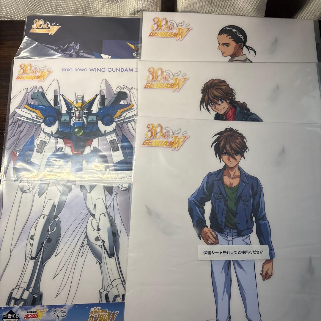 一番くじ 新機動戦記ガンダムW A賞＋D賞＋おまけ