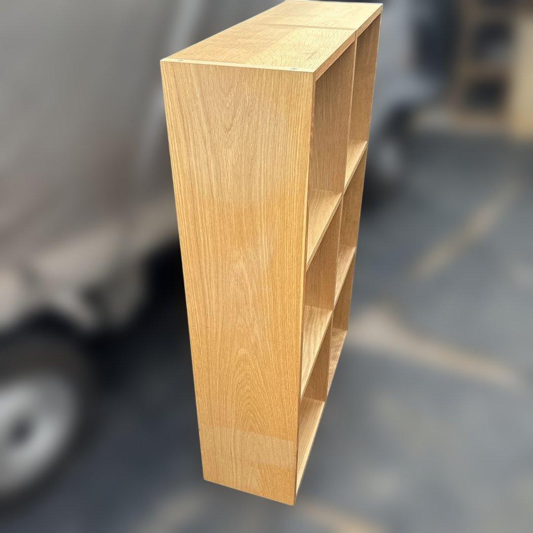 無印良品 スタッキングシェルフ オーク材 3段2列 棚 シェルフ 収納家具