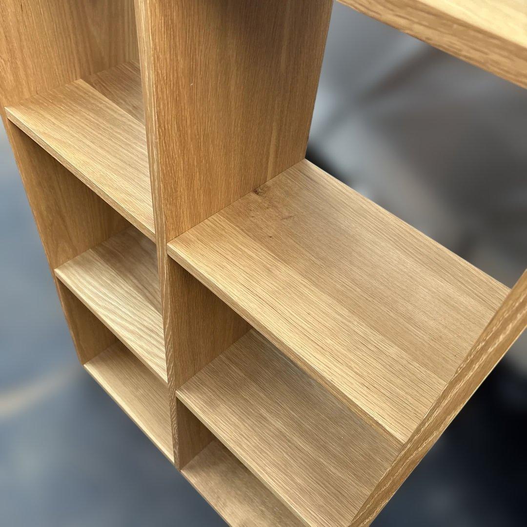 無印良品 スタッキングシェルフ オーク材 3段2列 棚 シェルフ 収納家具