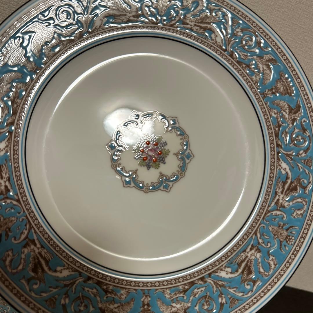 ウェッジウッド　フロレンティーン　ターコイズ　ディナープレート　27.5cm