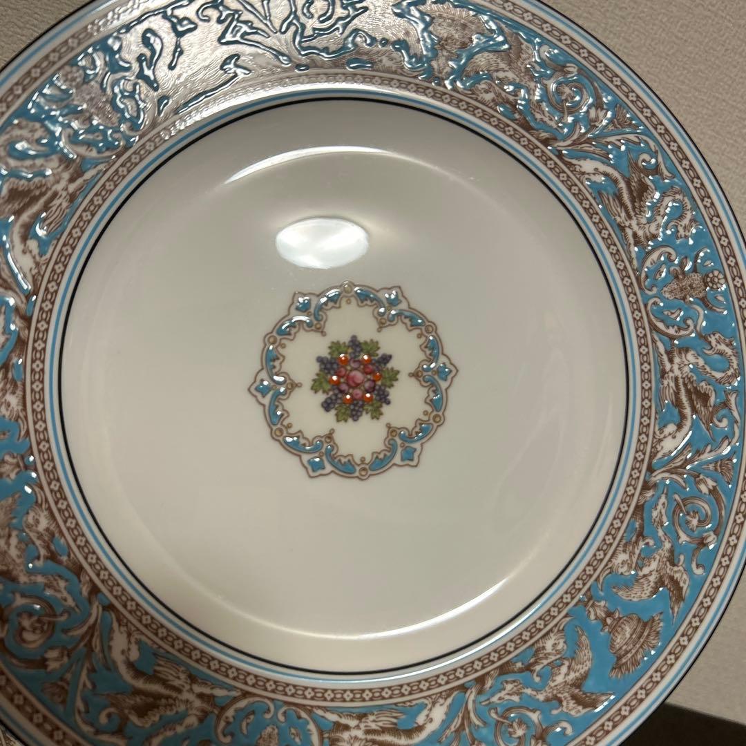 ウェッジウッド　フロレンティーン　ターコイズ　ディナープレート　27.5cm