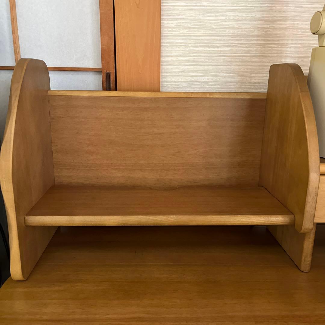 さるっち/カリモク　学習机　①机•本棚セット