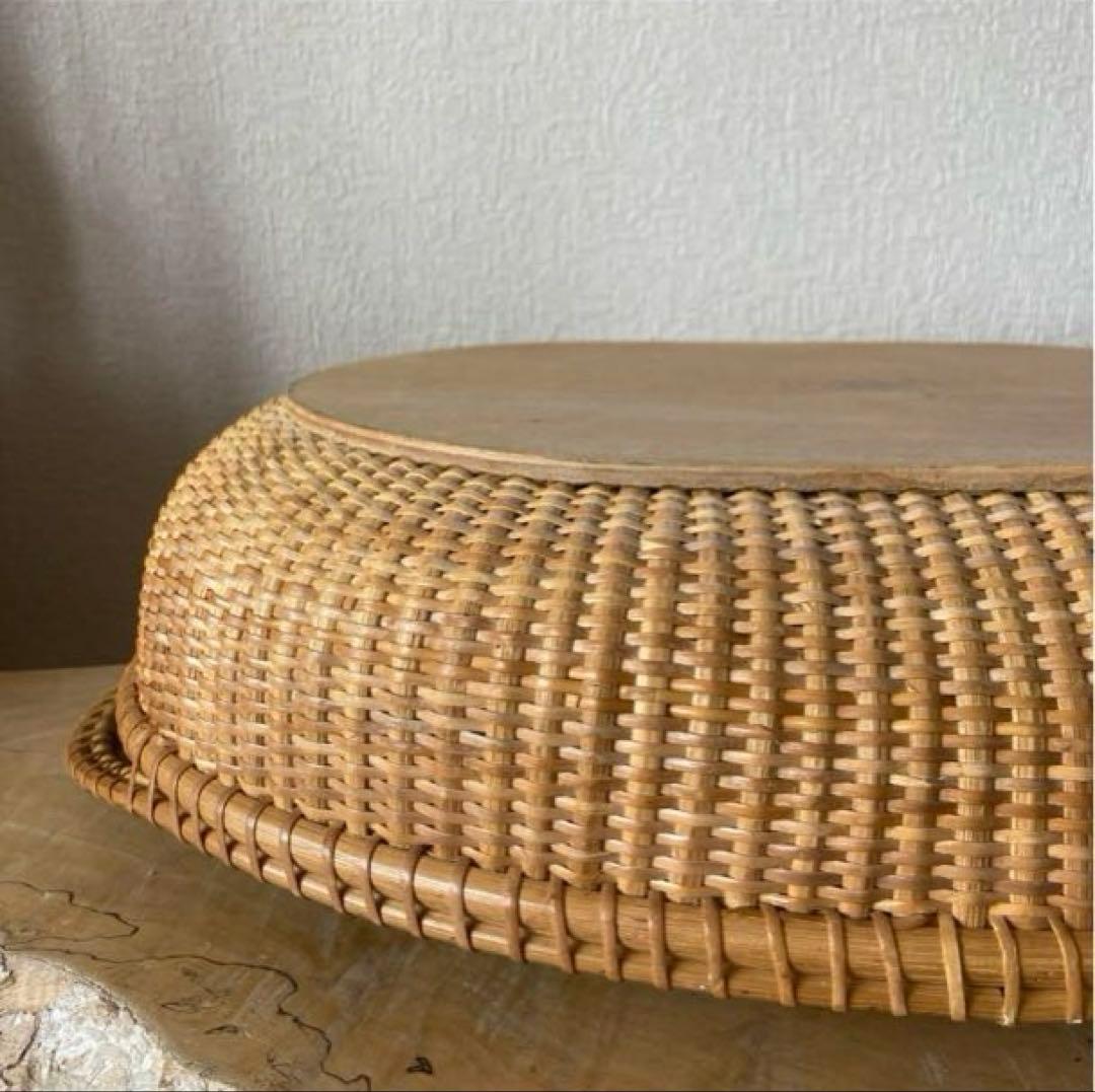 ナンタケット バスケット　かご　アメリカンヴィンテージ　アンティーク 古道具