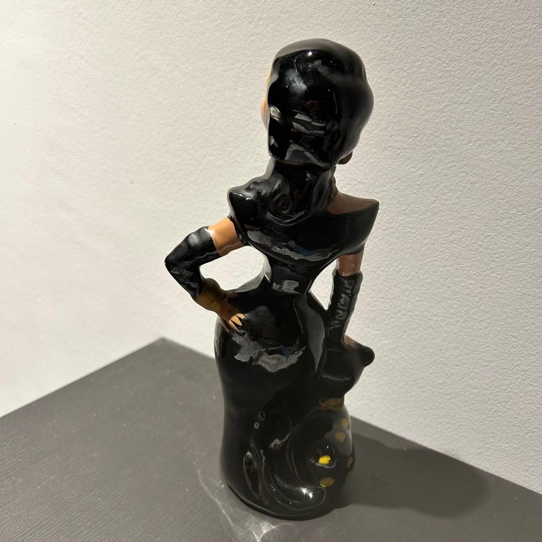 置物 60s woman&panther decanter