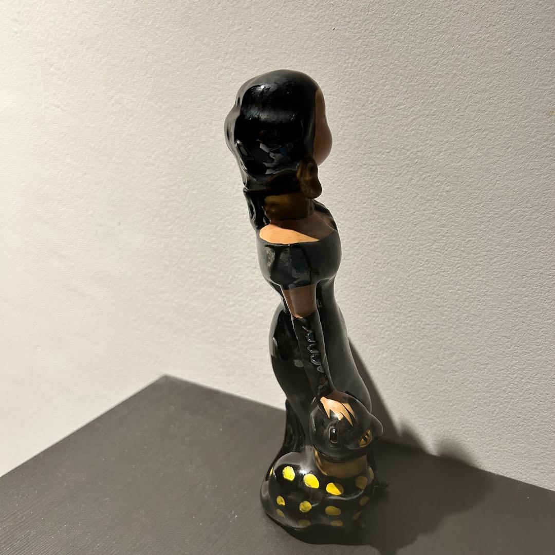 置物 60s woman&panther decanter