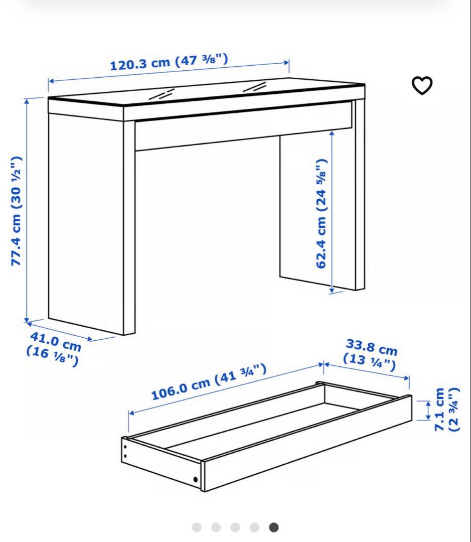 cocoanさん専用【限界価格‼️】IKEA イケア マルム デスク ドレッサー
