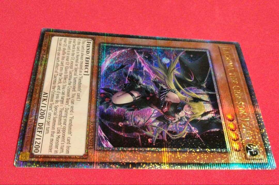 美品 紅涙の魔 ラクリモーサ 25th 英語 遊戯王 - メルカリ
