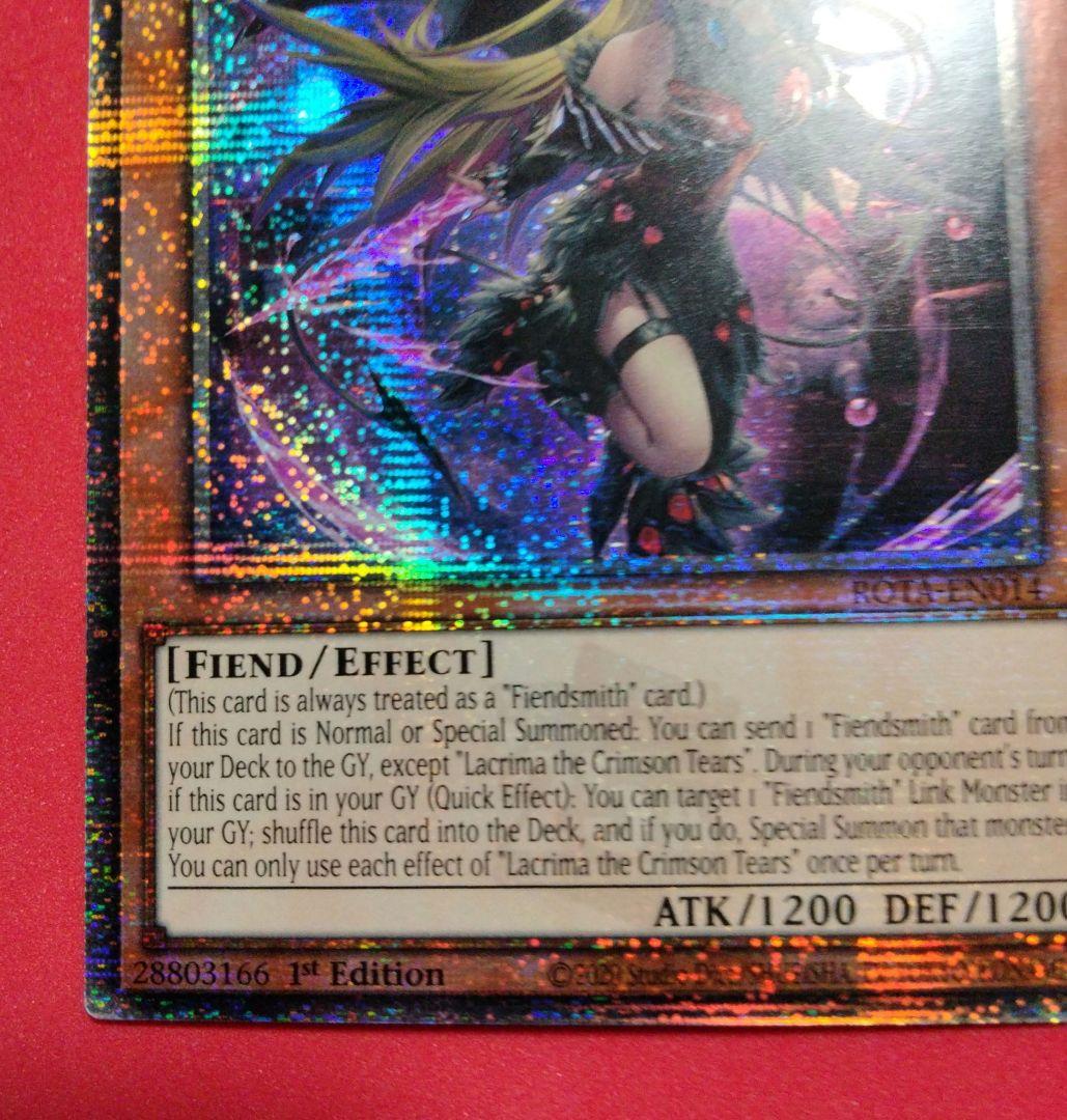 美品 紅涙の魔 ラクリモーサ 25th 英語 遊戯王 - メルカリ