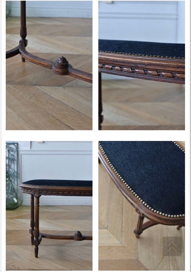 アンティークスミディ スツール チェア ベンチ フランスアンティーク