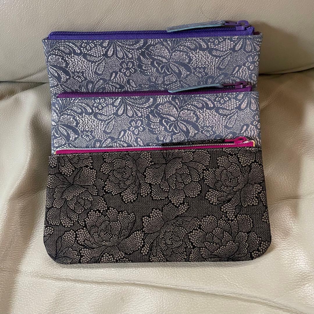 【マダムハナエ】ハンドメイド　革財布　長財布　お好きな柄1点