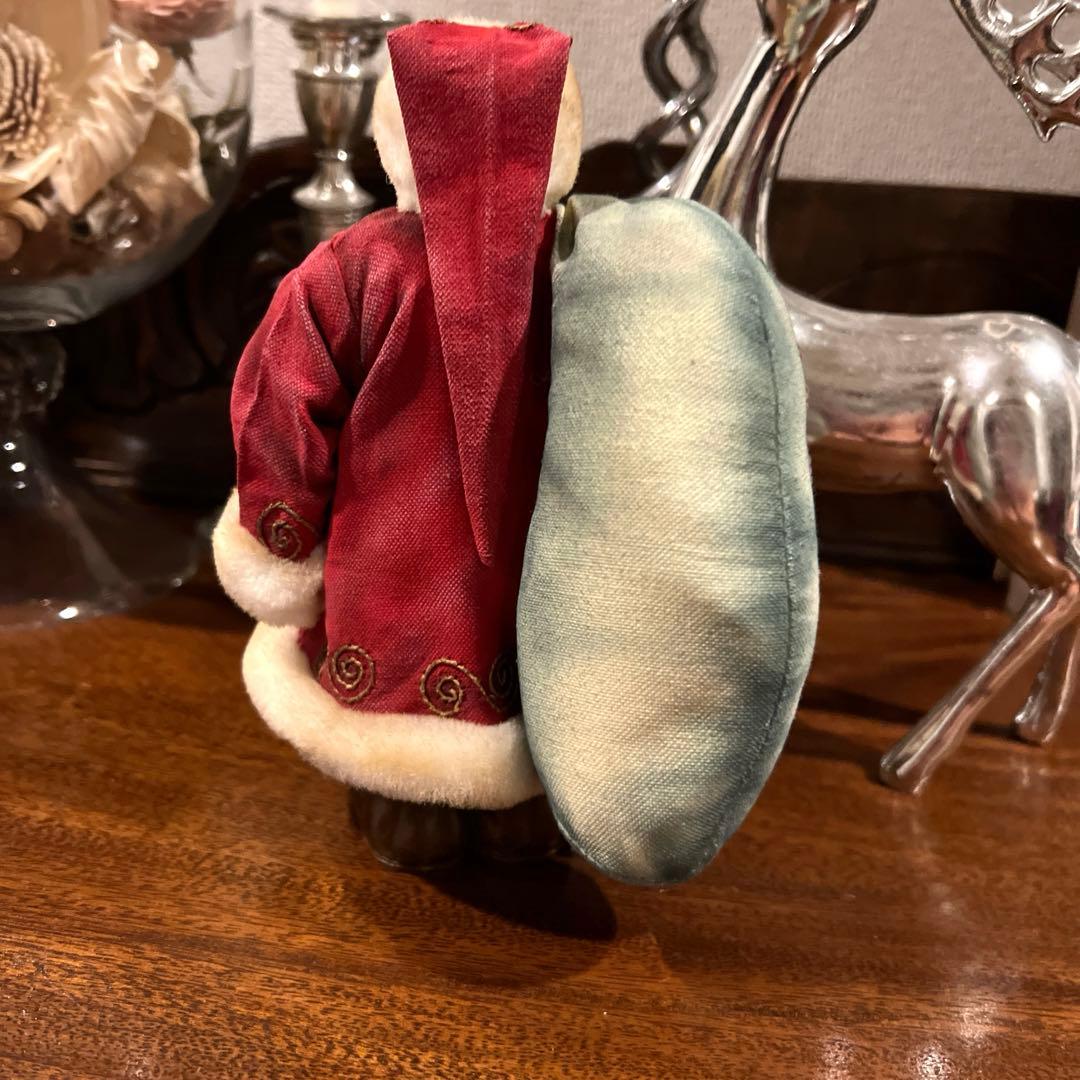 ドイツ　ドレスデンから来たサンタクロース 置物 ヴィンテージ品　約20cm