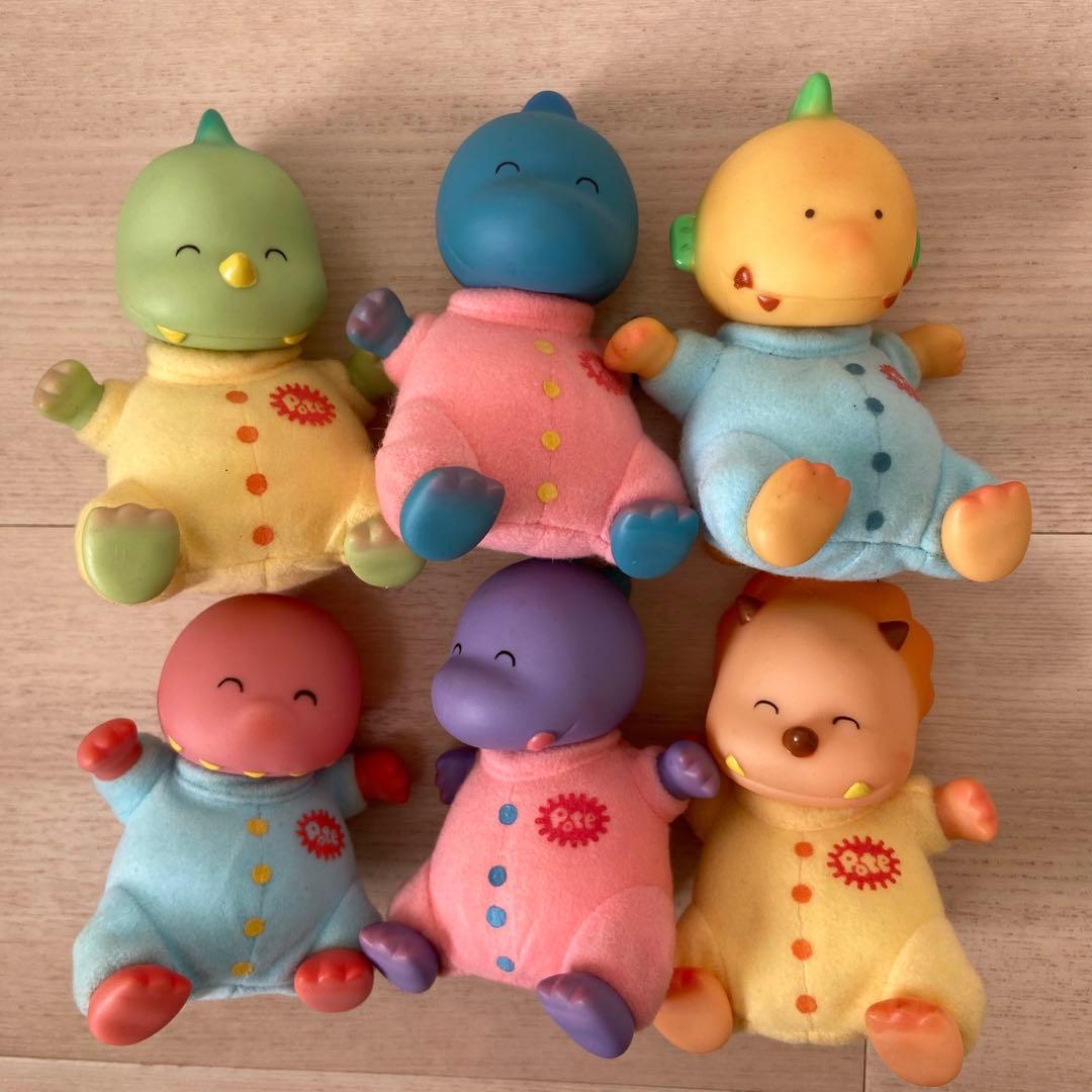 レトロ 恐竜の赤ちゃん ソフビ アンティーク pote 玩具 人形 当時物レア